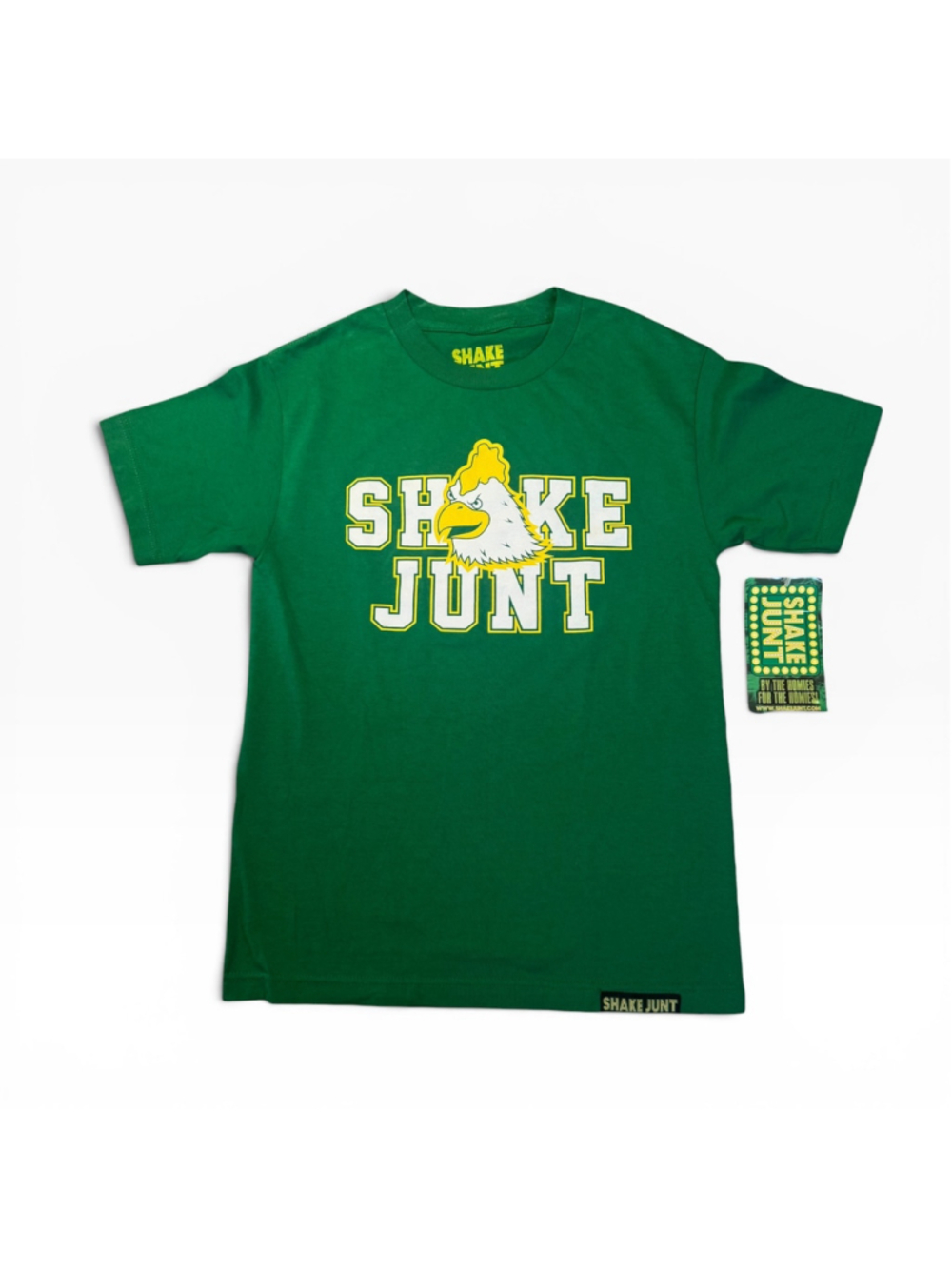 Shake Junt Graphic Chicken Bone Short Sleeve T-Shirt Size S New Nwt